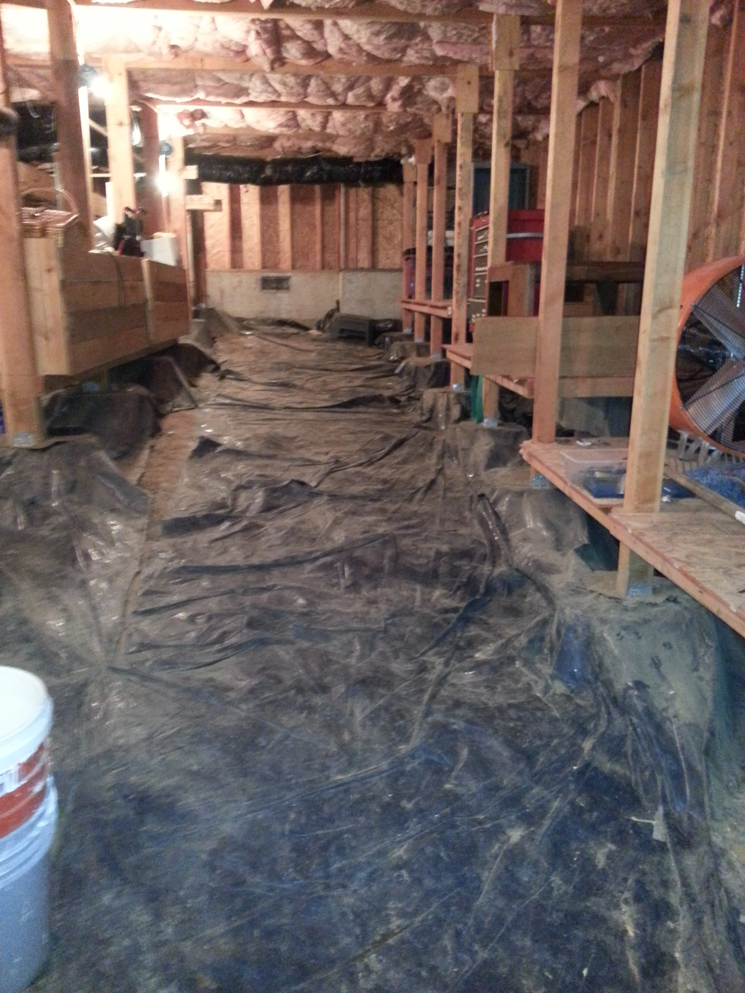 Aloha, OR Interior Basement Storage Framing & Sheeting Project - Before Pics Gallery Image