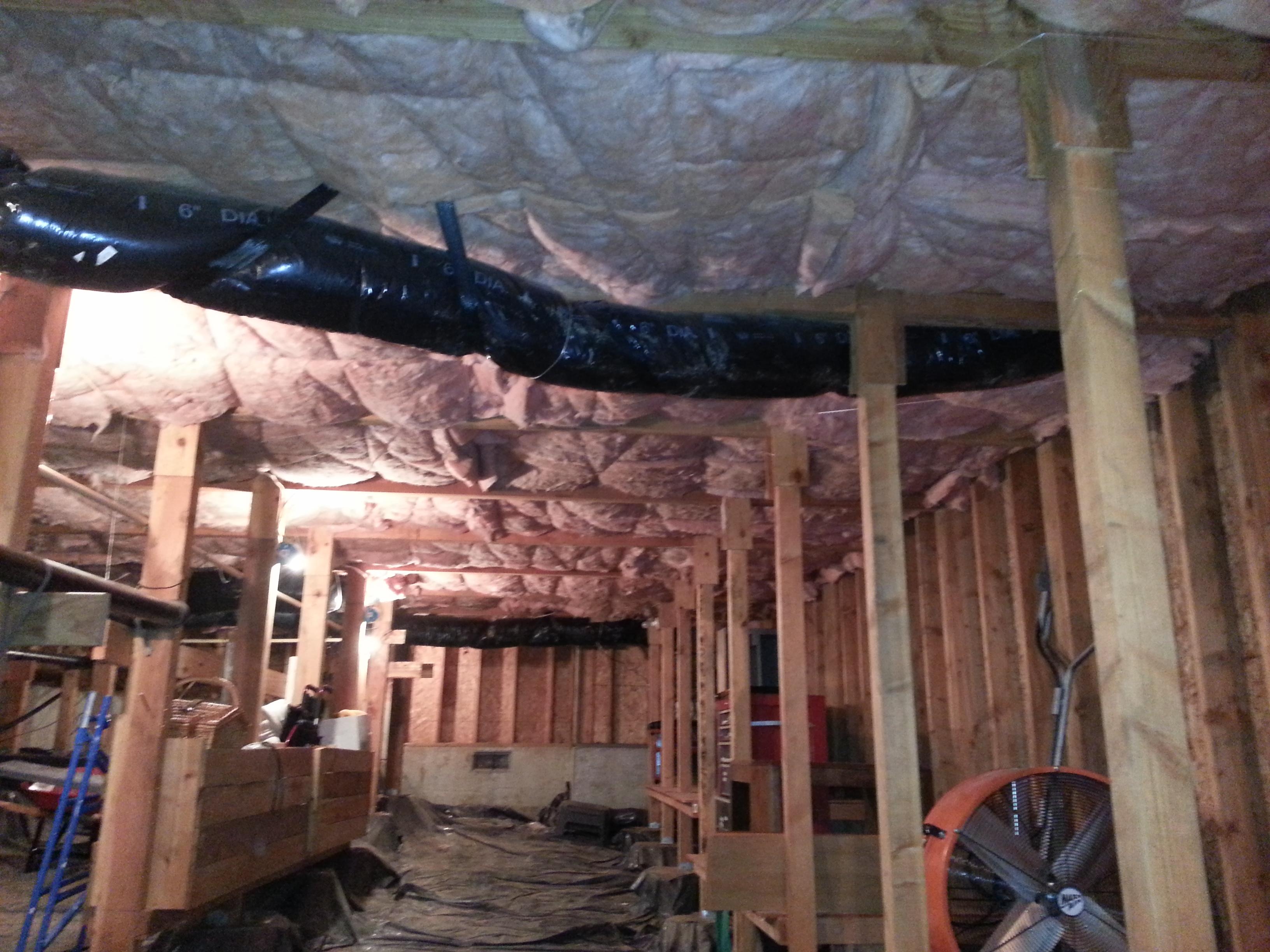Aloha, OR Interior Basement Storage Framing & Sheeting Project - Before Pics Gallery Image