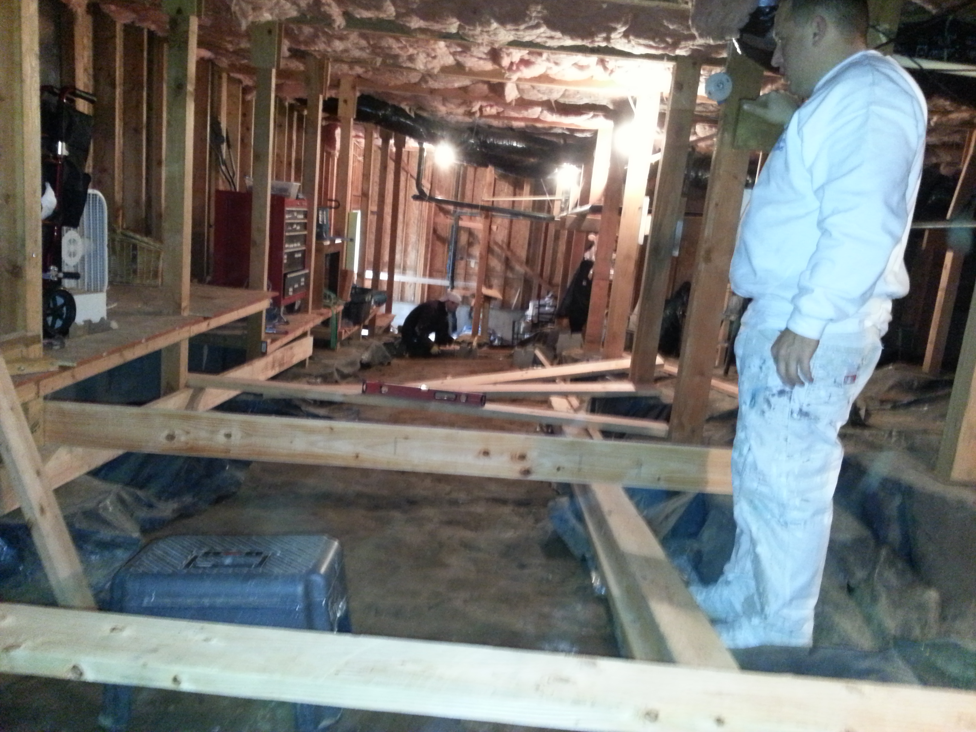 Aloha, OR Interior Basement Storage Framing & Sheeting Project - Before Pics Gallery Image