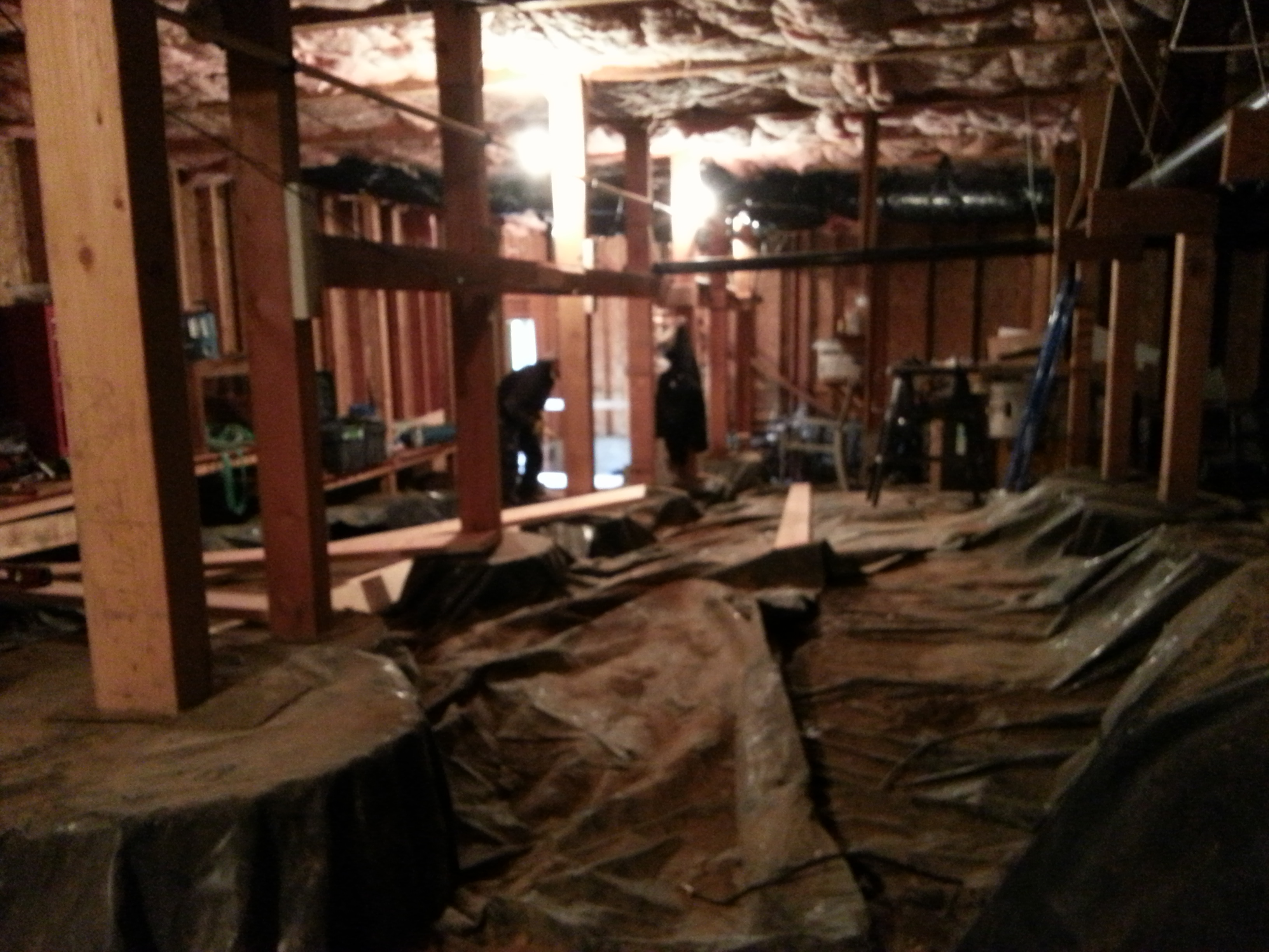 Aloha, OR Interior Basement Storage Framing & Sheeting Project - Before Pics Gallery Image