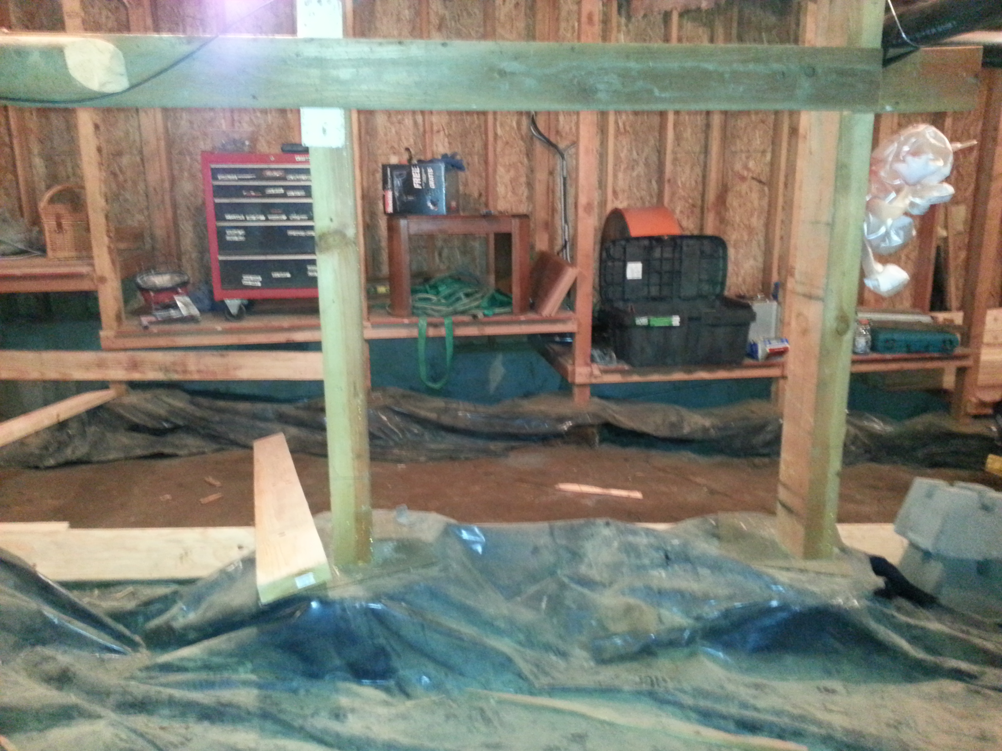 Aloha, OR Interior Basement Storage Framing & Sheeting Project - Before Pics Gallery Image