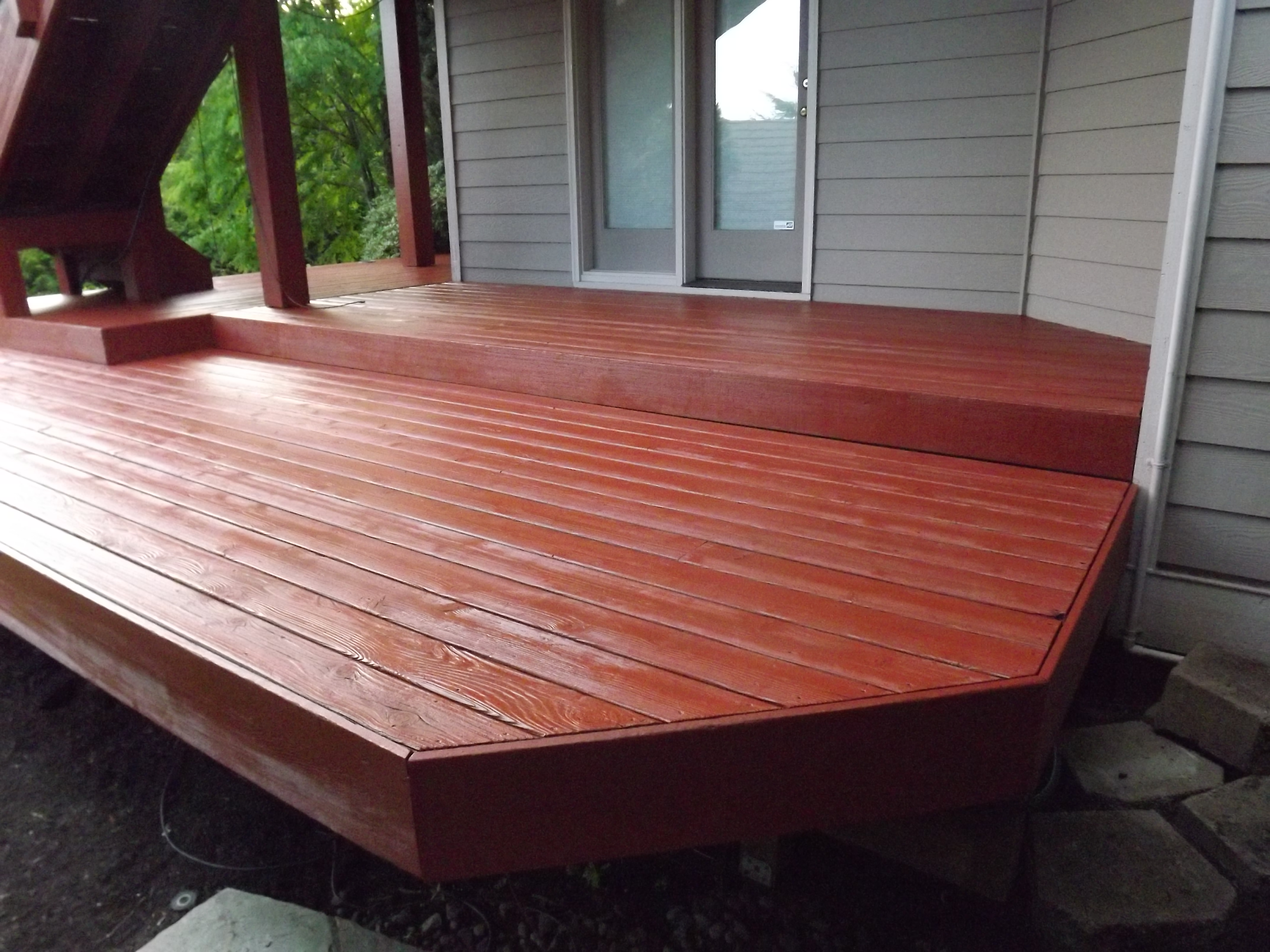 Exterior Deck Repaint Lake Oswego Gallery Image