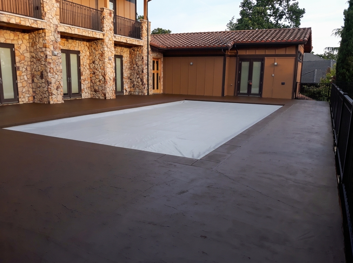 Luxury Estate Pool Deck & Coping Repaint